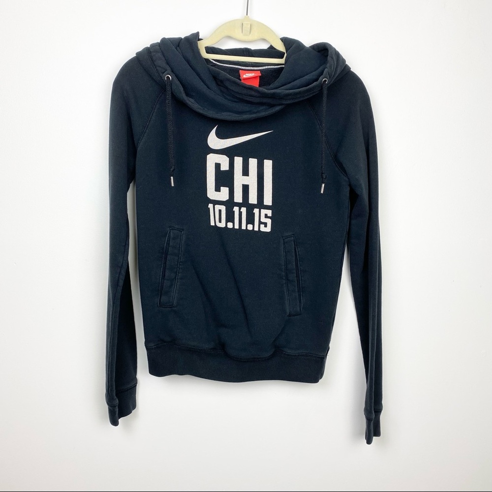 Nike 2015 Chicago Marathon Wrap Cowl Neck Hoodie